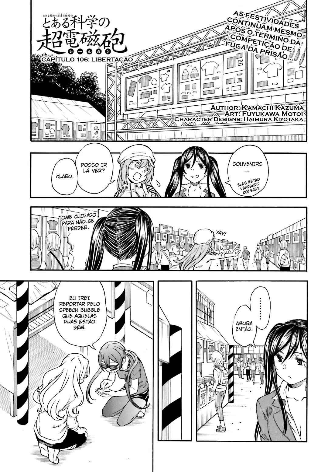 Toaru Majutsu no Index Gaiden: Toaru Kagaku no Railgun capítulo 106 página 1